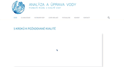 Desktop Screenshot of analyzavody.cz