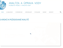 Tablet Screenshot of analyzavody.cz